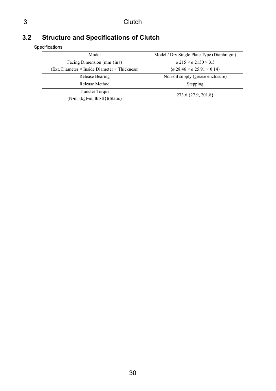 2 structure and specifications of clutch, Structure and specifications of clutch | Cub Cadet 7532 User Manual | Page 70 / 232