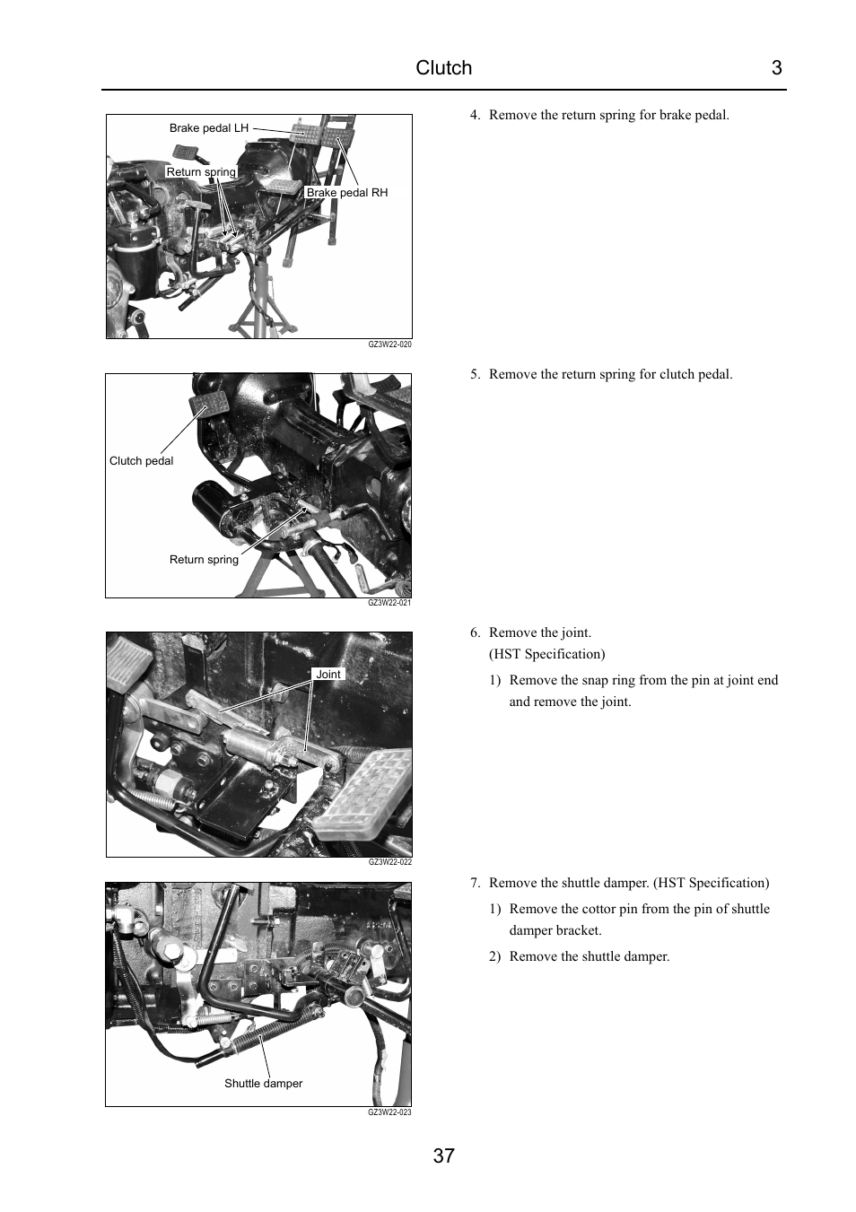 Clutch 3 37 | Cub Cadet 7532 User Manual | Page 77 / 232