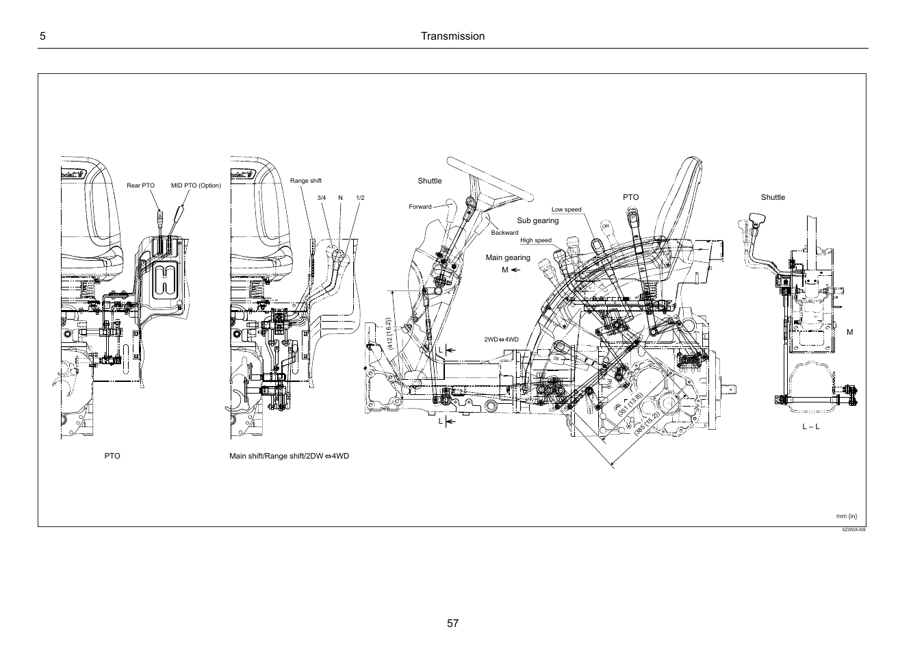 5transmission 57 | Cub Cadet 7532 User Manual | Page 98 / 232