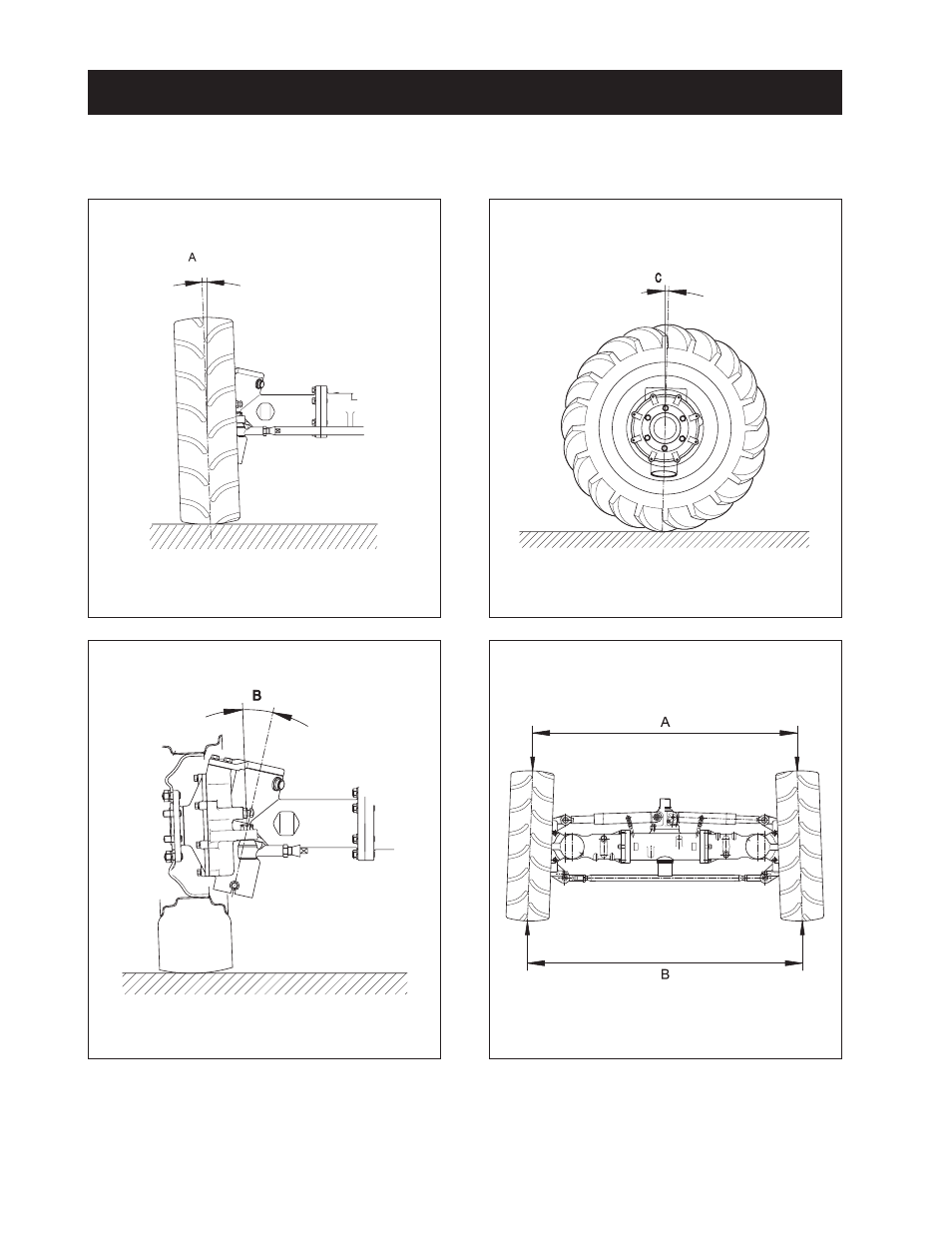 Wheel alignment | Cub Cadet 8404 User Manual | Page 192 / 289