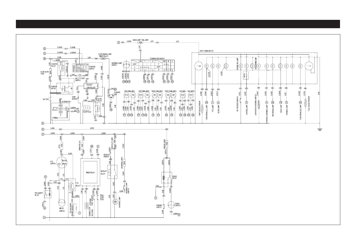 Main circuit diagram | Cub Cadet 8404 User Manual | Page 289 / 289