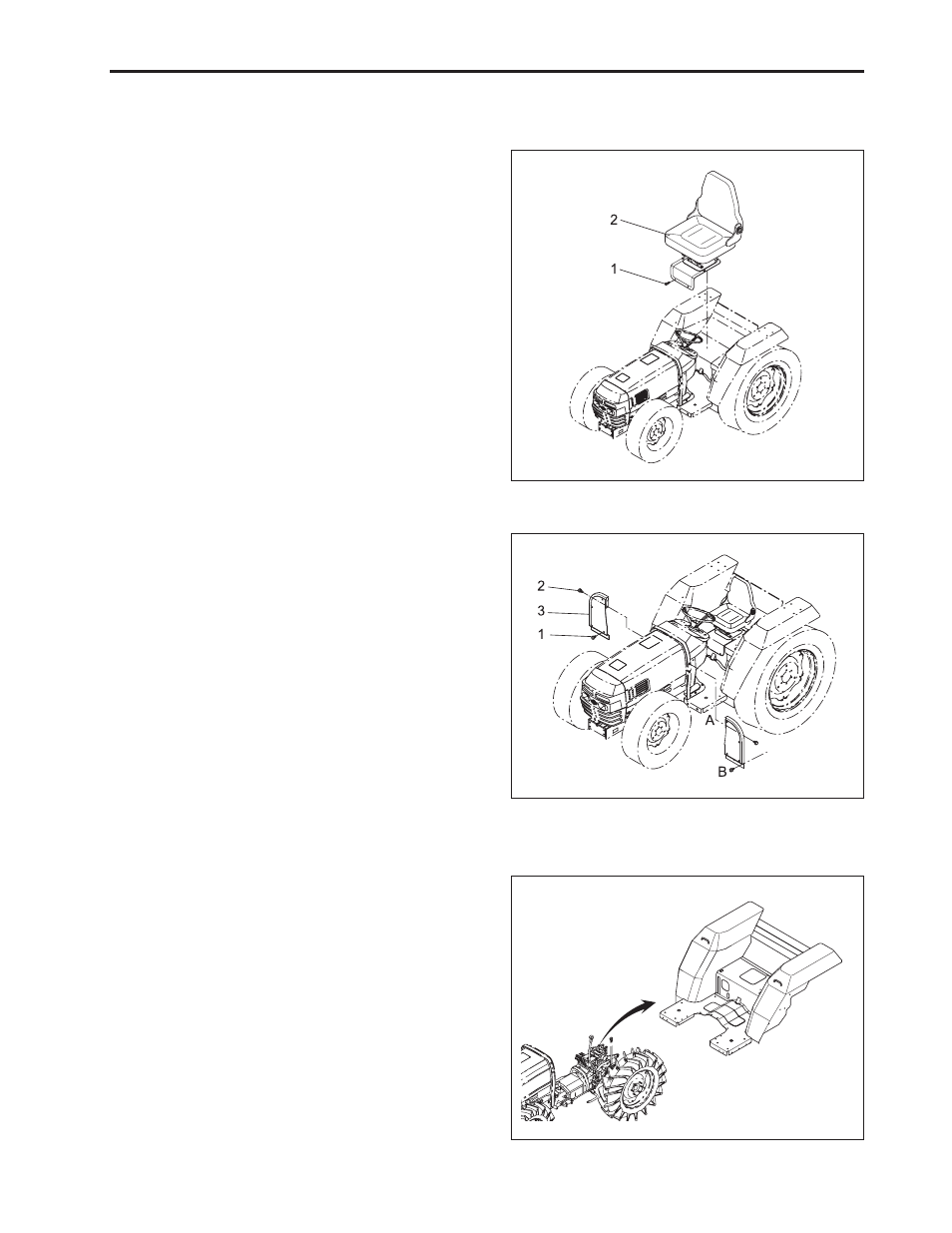 3 separating rear fenders and platform assembly | Cub Cadet 8454 User Manual | Page 129 / 334