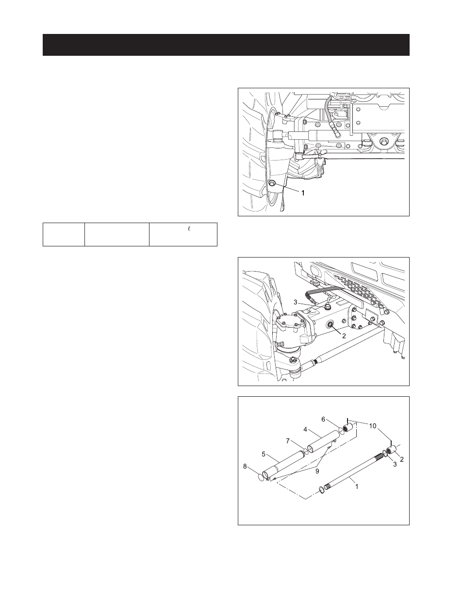Preparation stage for dissembling and assembling, 1 separating front axle | Cub Cadet 8454 User Manual | Page 184 / 334