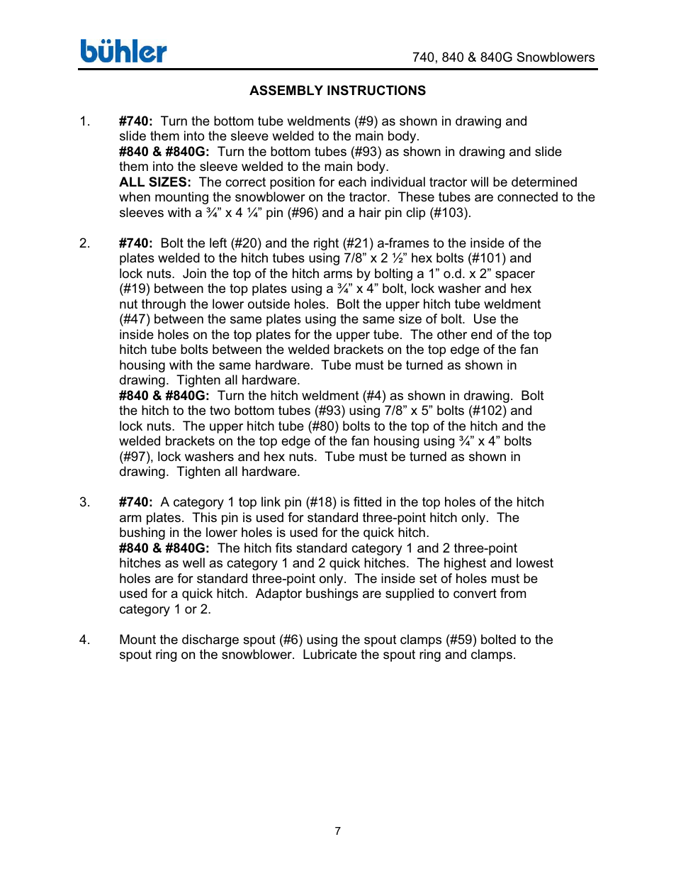 Buhler Farm king FK314 User Manual | Page 10 / 32
