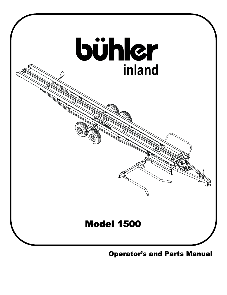 Buhler 6000 HQ6095 User Manual | 81 pages