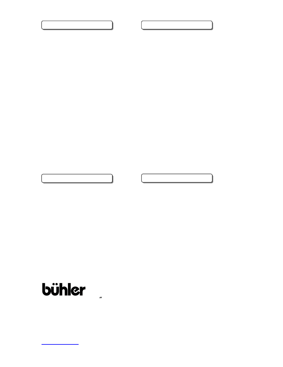 Buhler manufacturing, A partnership | Buhler 6000 HQ6095 User Manual | Page 81 / 81