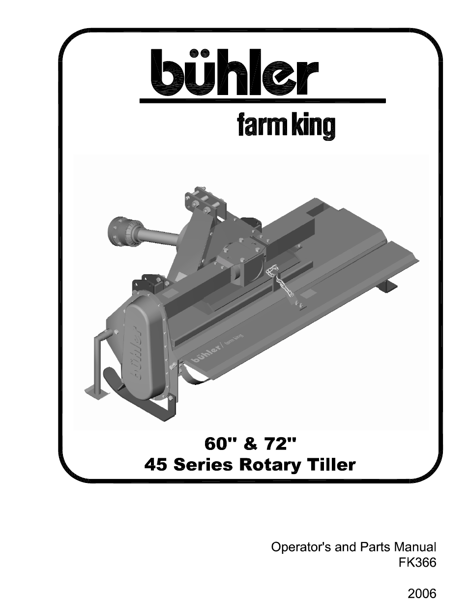 Buhler Farm king FK366 User Manual | 40 pages
