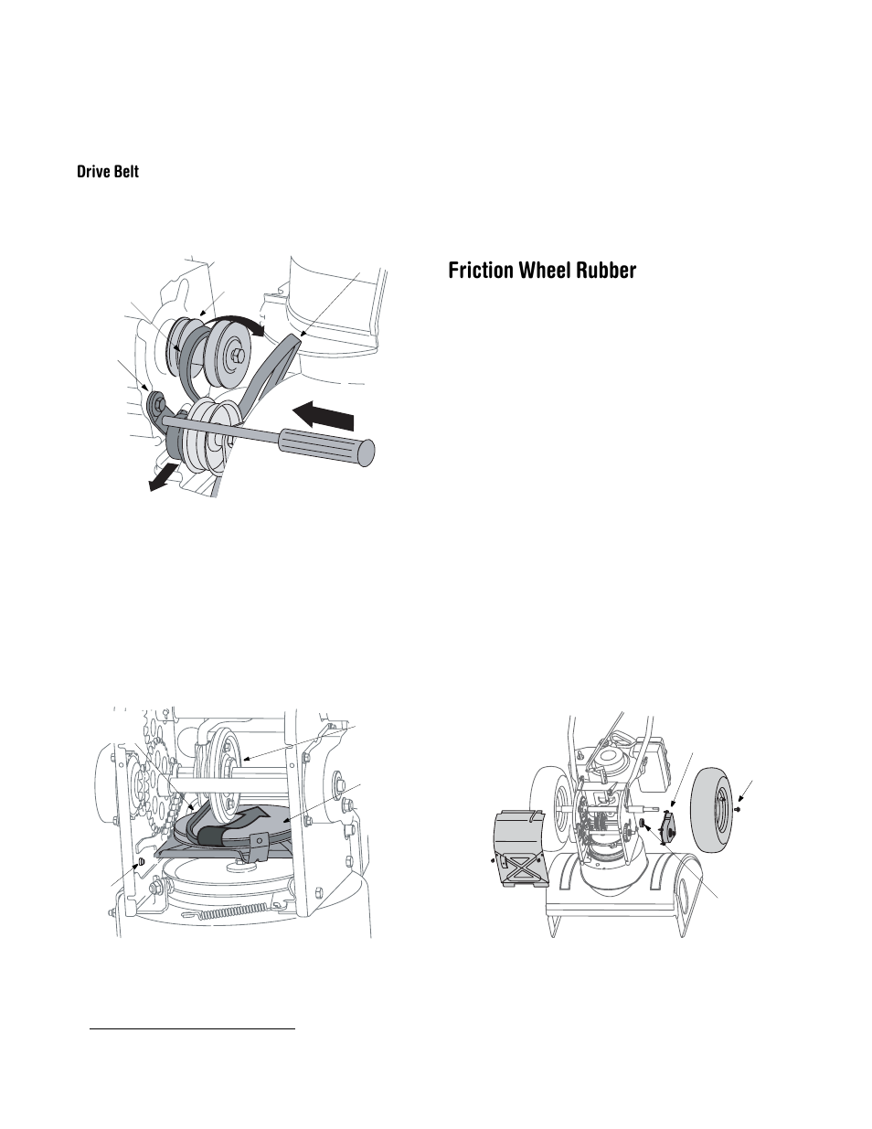 Friction wheel rubber | Cub Cadet 500 series User Manual | Page 15 / 19
