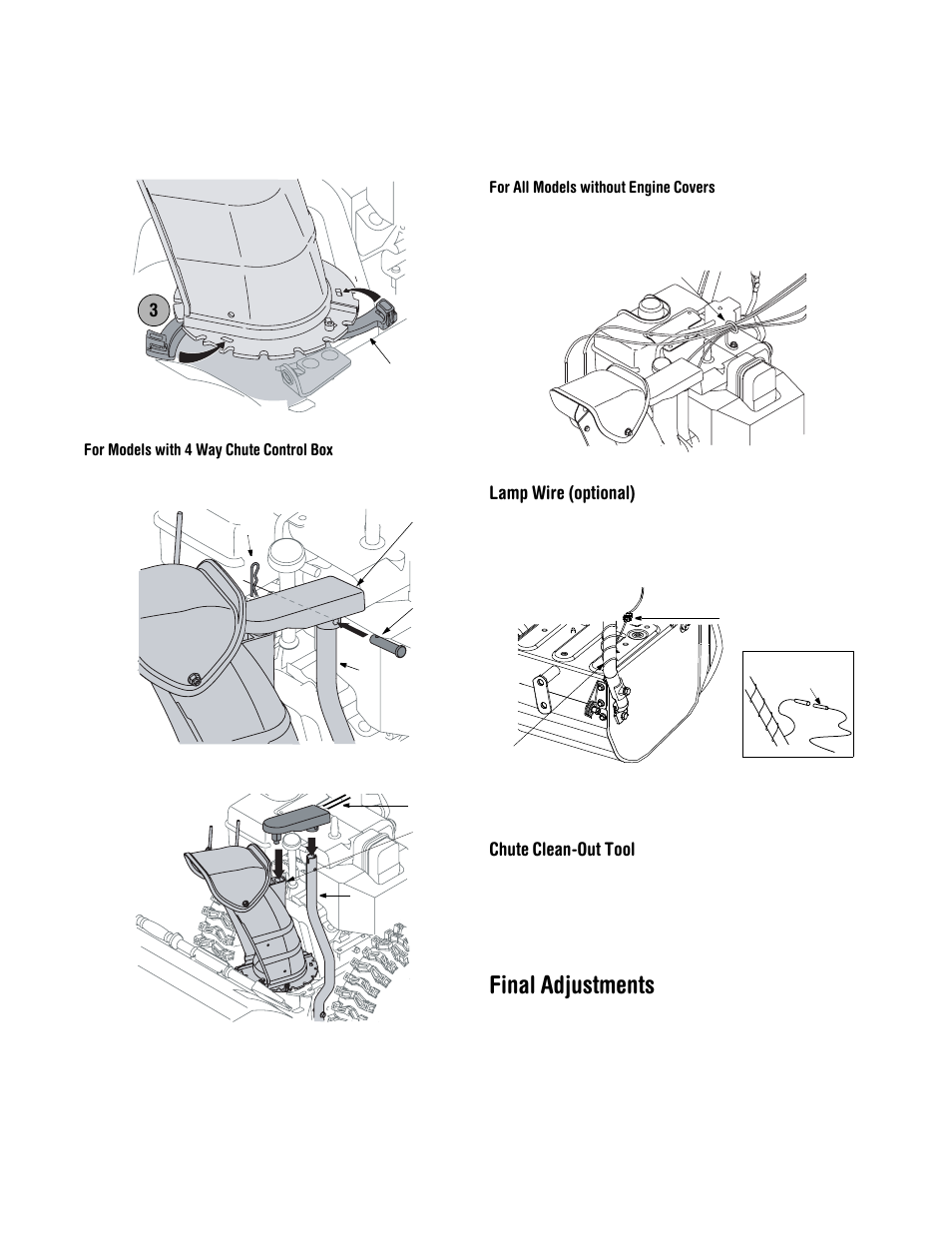 Final adjustments | Cub Cadet 500 series User Manual | Page 6 / 19