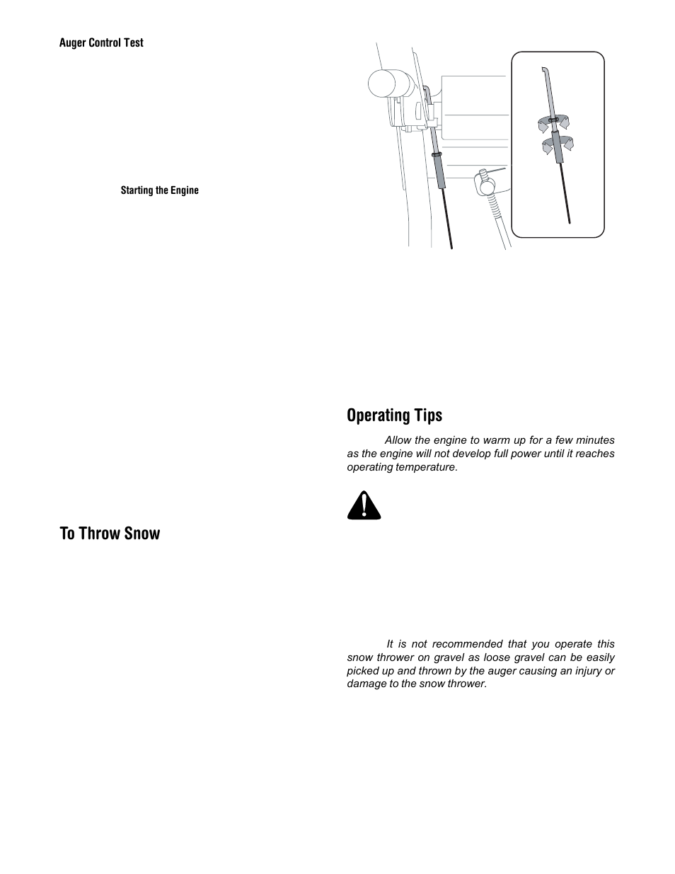 Operating tips | Cub Cadet 600 series User Manual | Page 12 / 21