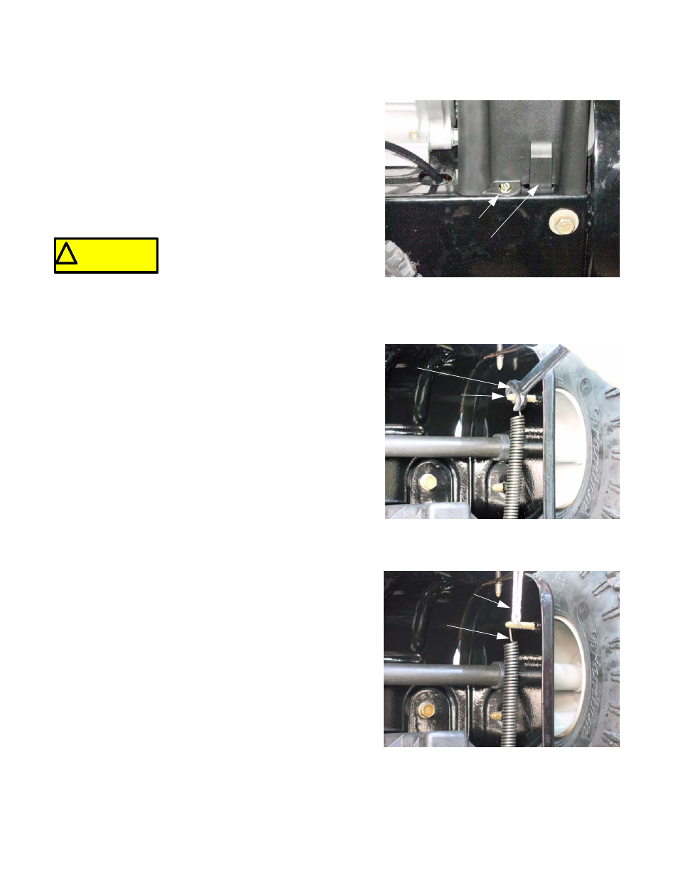 Drive belt replacement: single-speed system, Caution, Traction drive system | Cub Cadet 300 Series User Manual | Page 14 / 44
