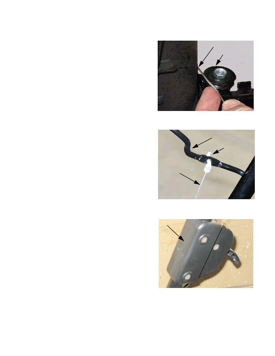 Auger control cable replacement, Auger system | Cub Cadet 300 Series User Manual | Page 29 / 44