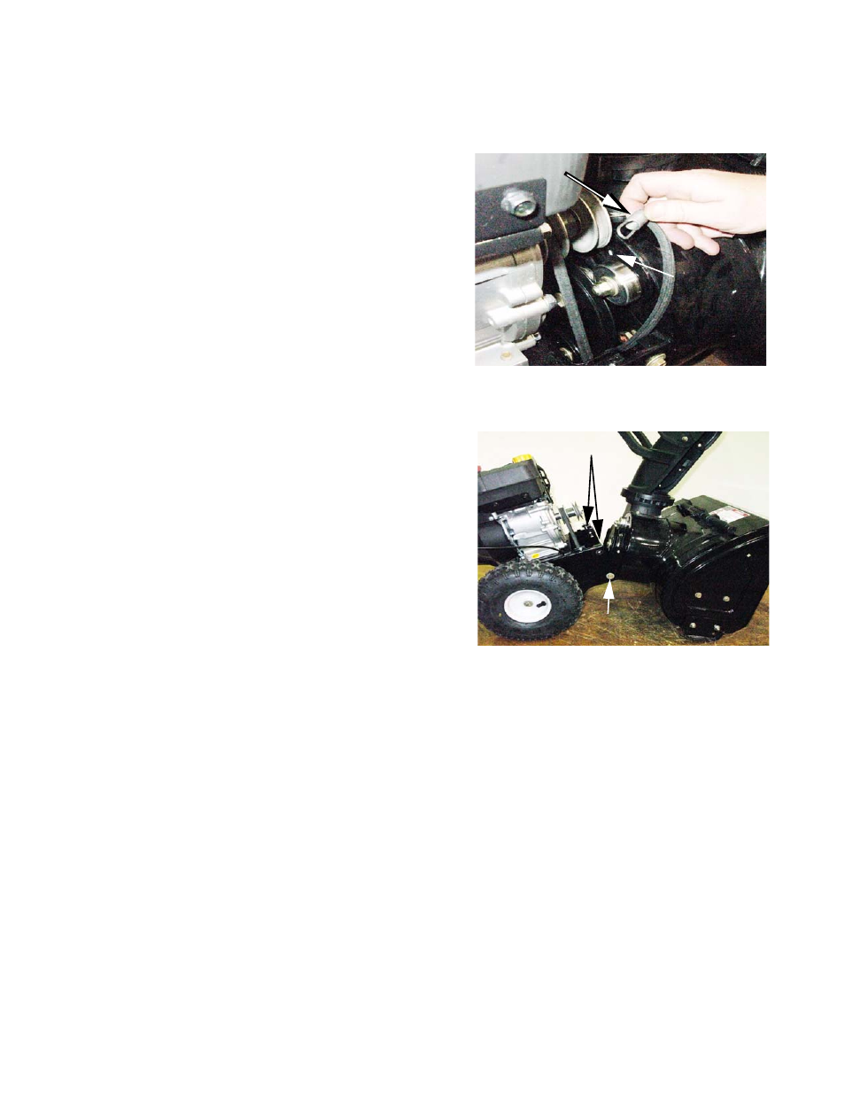 Auger housing removal, Auger system | Cub Cadet 300 Series User Manual | Page 32 / 44