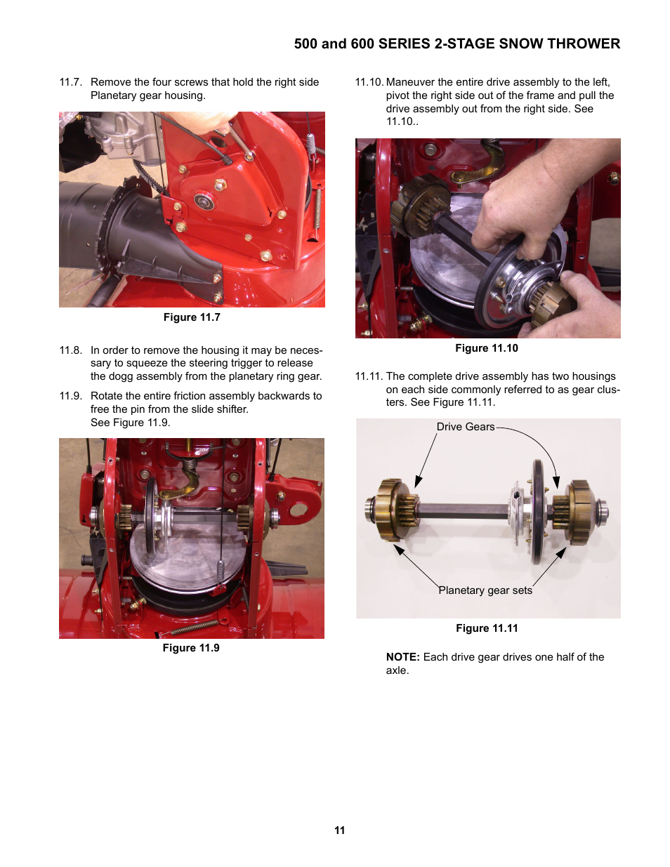 Cub Cadet 600 series User Manual | Page 15 / 24