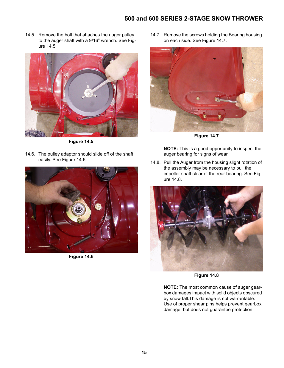 Cub Cadet 600 series User Manual | Page 19 / 24