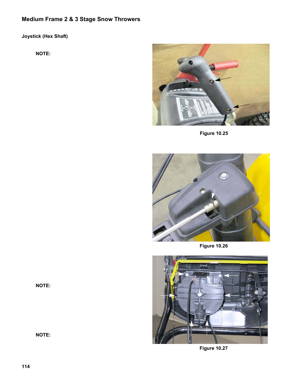 Joystick (hex shaft) | Cub Cadet Medium Frame 3 Stage User Manual | Page 118 / 150