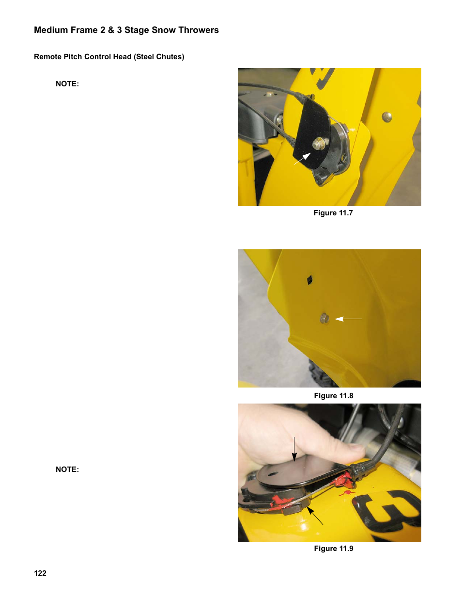 Remote pitch control head (steel chutes) | Cub Cadet Medium Frame 3 Stage User Manual | Page 126 / 150