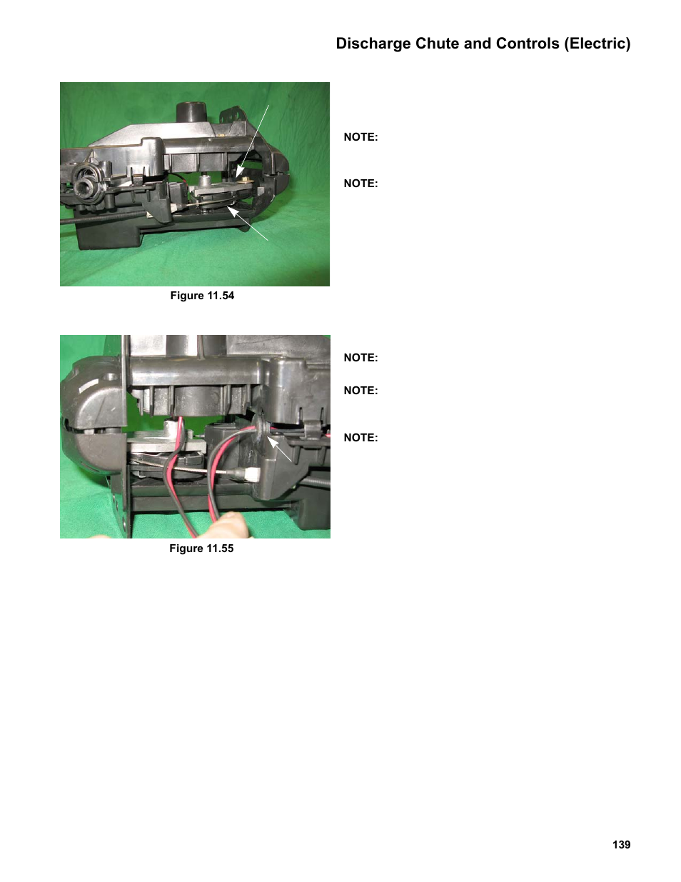 Discharge chute and controls (electric) | Cub Cadet Medium Frame 3 Stage User Manual | Page 143 / 150