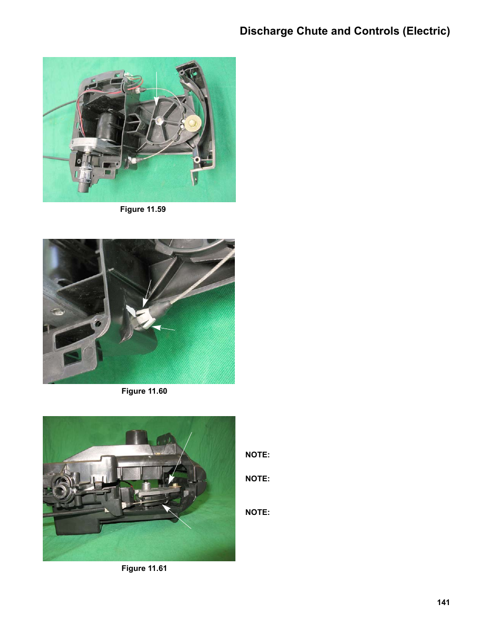 Discharge chute and controls (electric) | Cub Cadet Medium Frame 3 Stage User Manual | Page 145 / 150