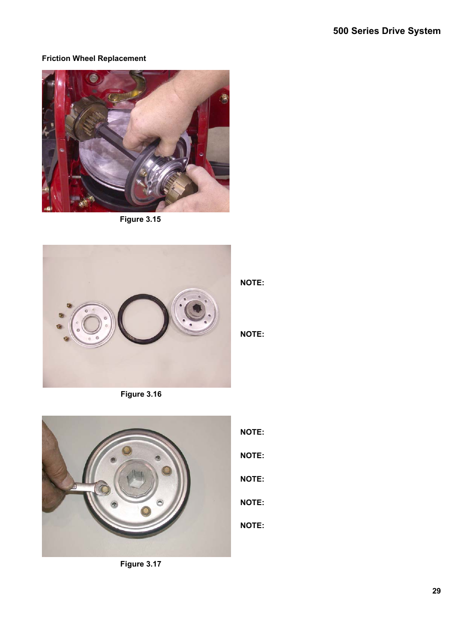 Friction wheel replacement, Planetary gears | Cub Cadet Medium Frame 3 Stage User Manual | Page 33 / 150