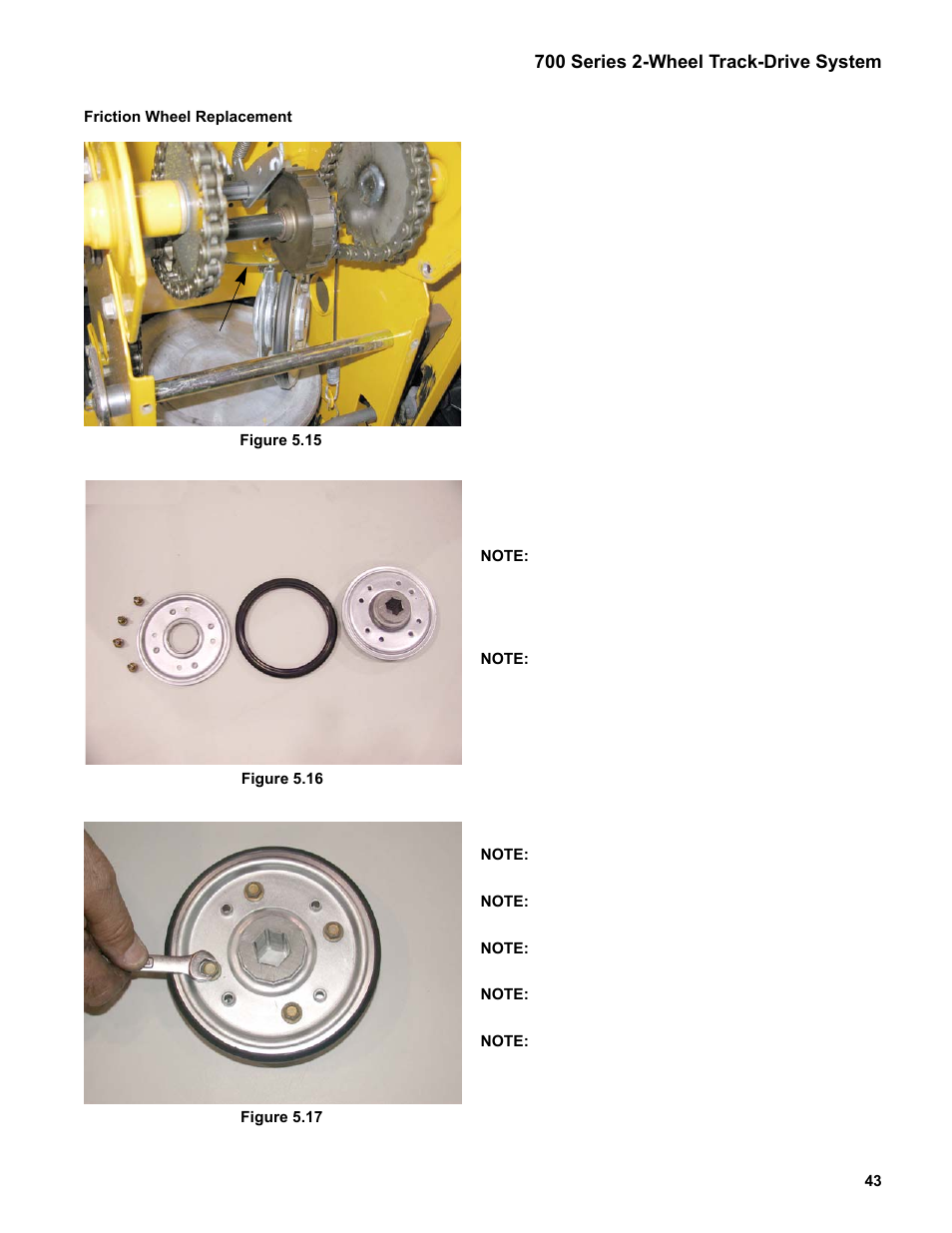 Friction wheel replacement | Cub Cadet Medium Frame 3 Stage User Manual | Page 47 / 150