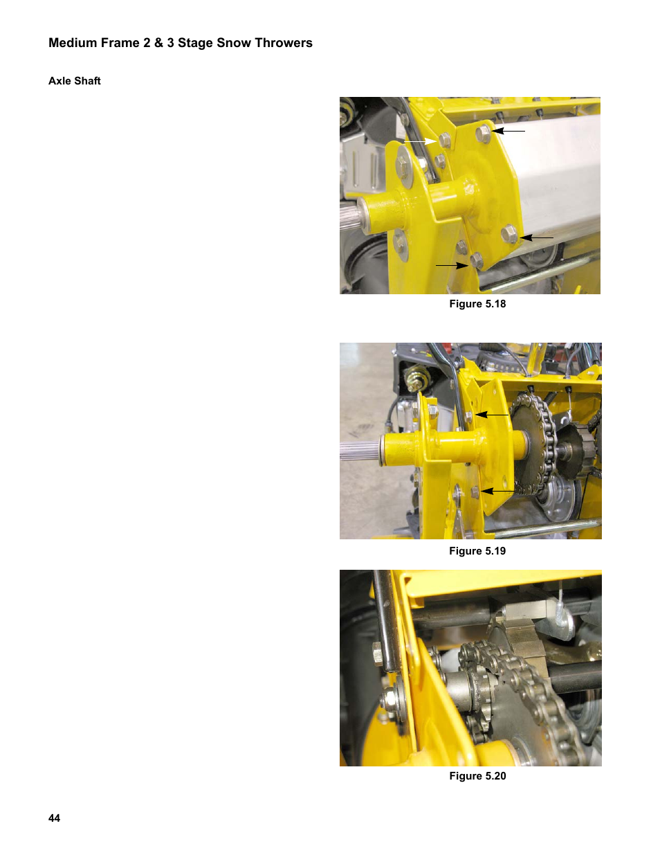Axle shaft | Cub Cadet Medium Frame 3 Stage User Manual | Page 48 / 150