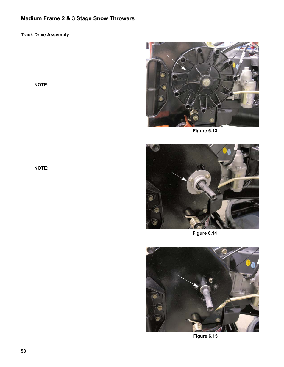 Track drive assembly | Cub Cadet Medium Frame 3 Stage User Manual | Page 62 / 150