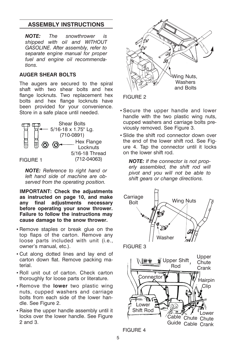Cub Cadet ogst3305 User Manual | Page 5 / 19