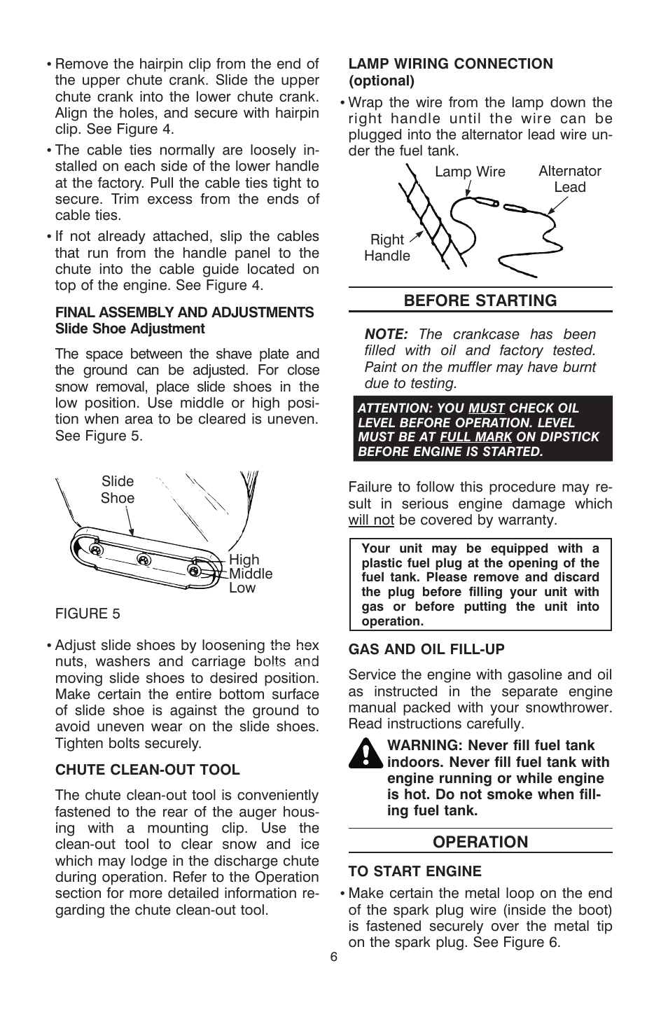 Cub Cadet ogst3305 User Manual | Page 6 / 19