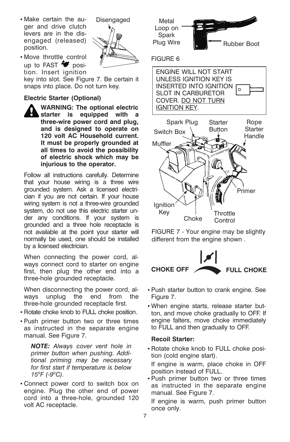 Cub Cadet ogst3305 User Manual | Page 7 / 19