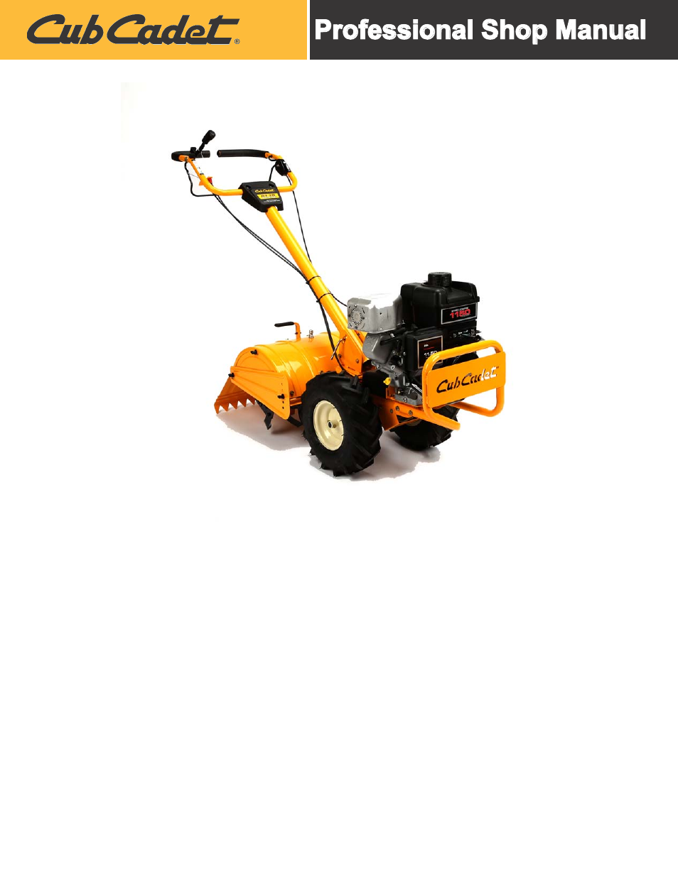 Cub Cadet RT 75 User Manual | 54 pages