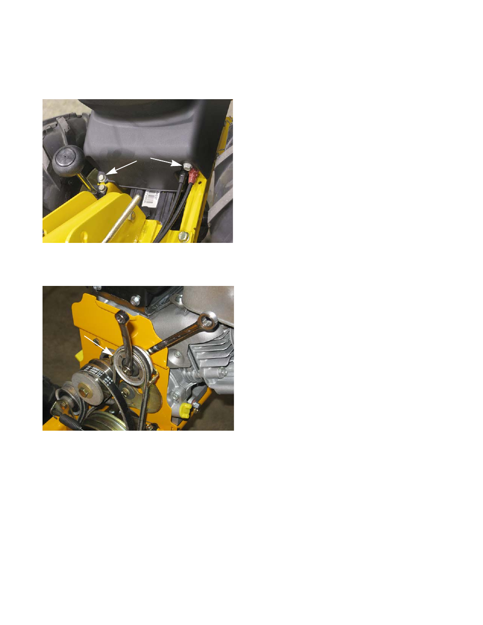 Chapter 2: belts | Cub Cadet RT 75 User Manual | Page 11 / 54