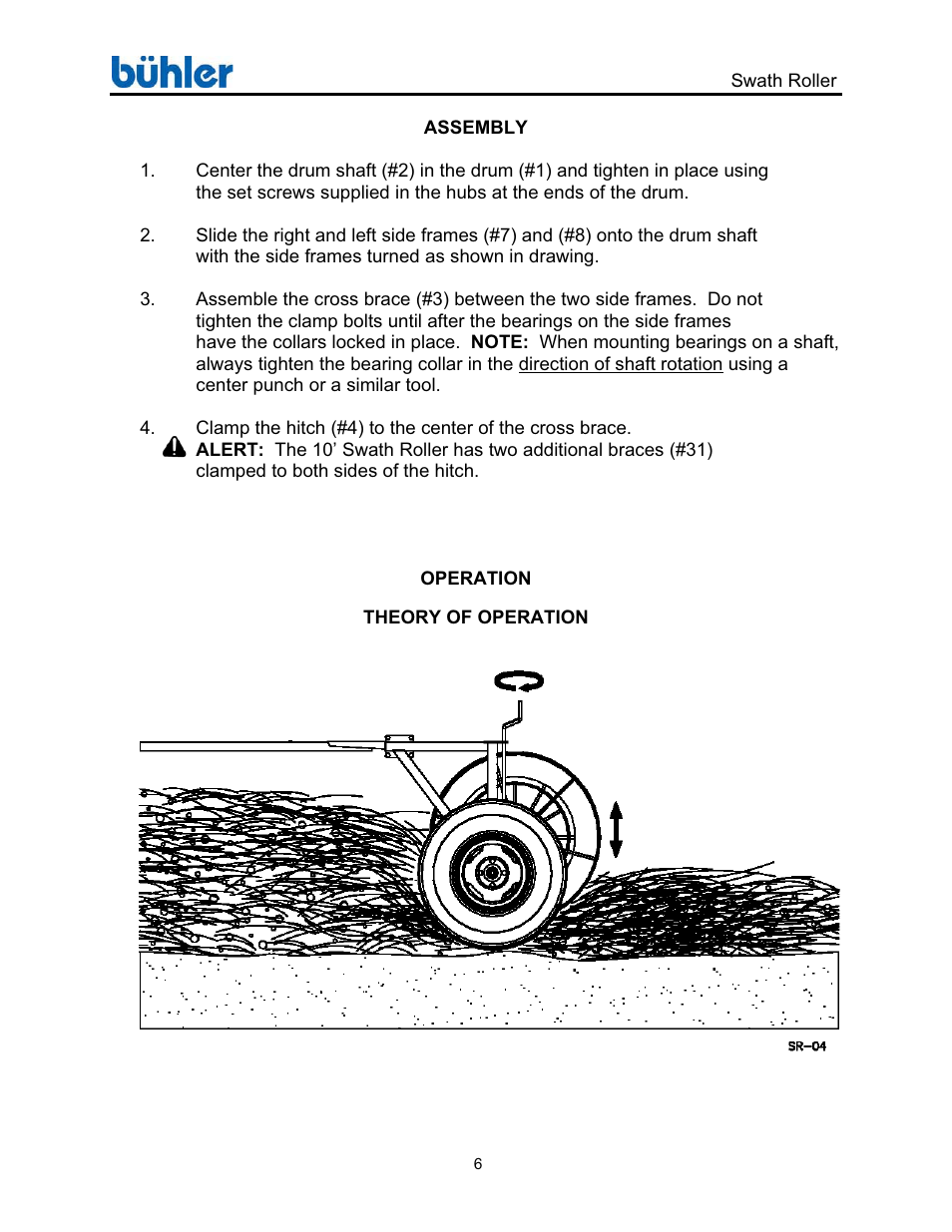 Buhler Swath Roller FK358 User Manual | Page 9 / 20