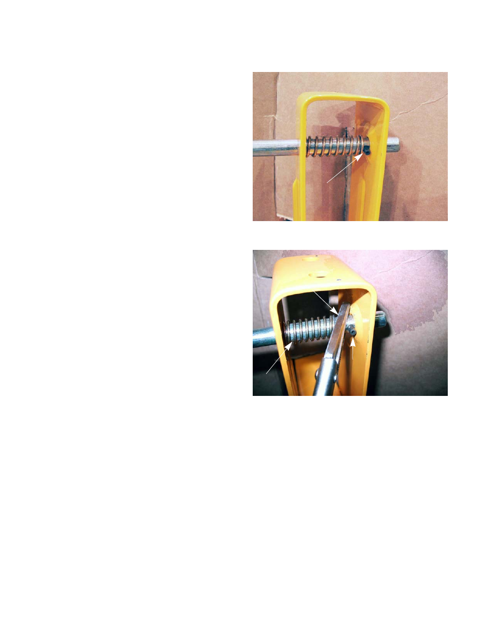 Horizontal locking rod | Cub Cadet U-Channel Beam Style User Manual | Page 64 / 72