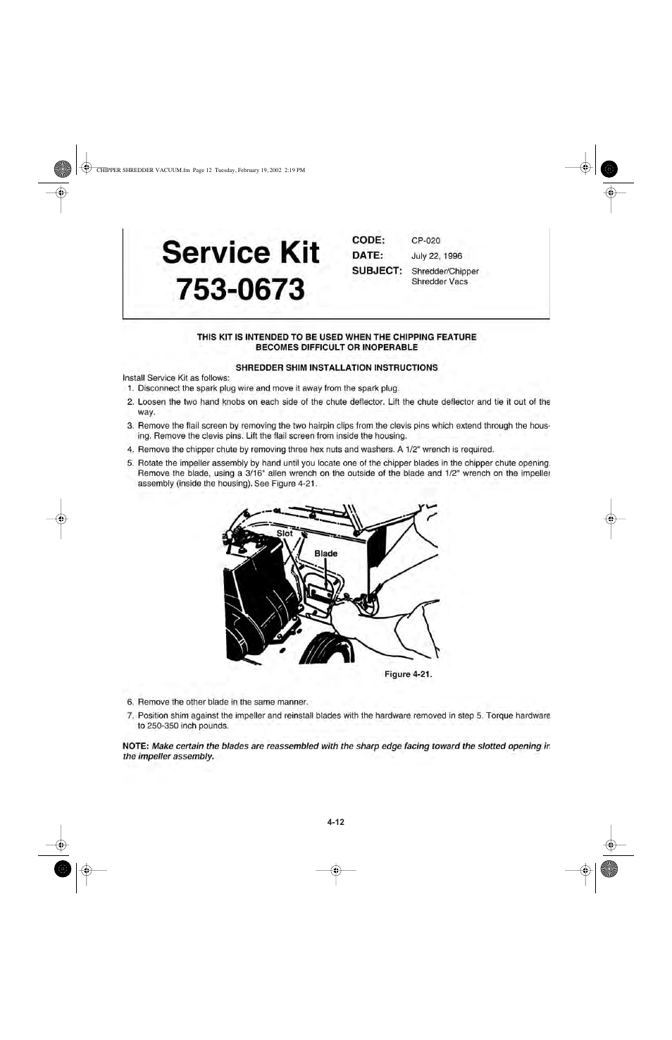 Cub Cadet I-Beam Style User Manual | Page 121 / 287