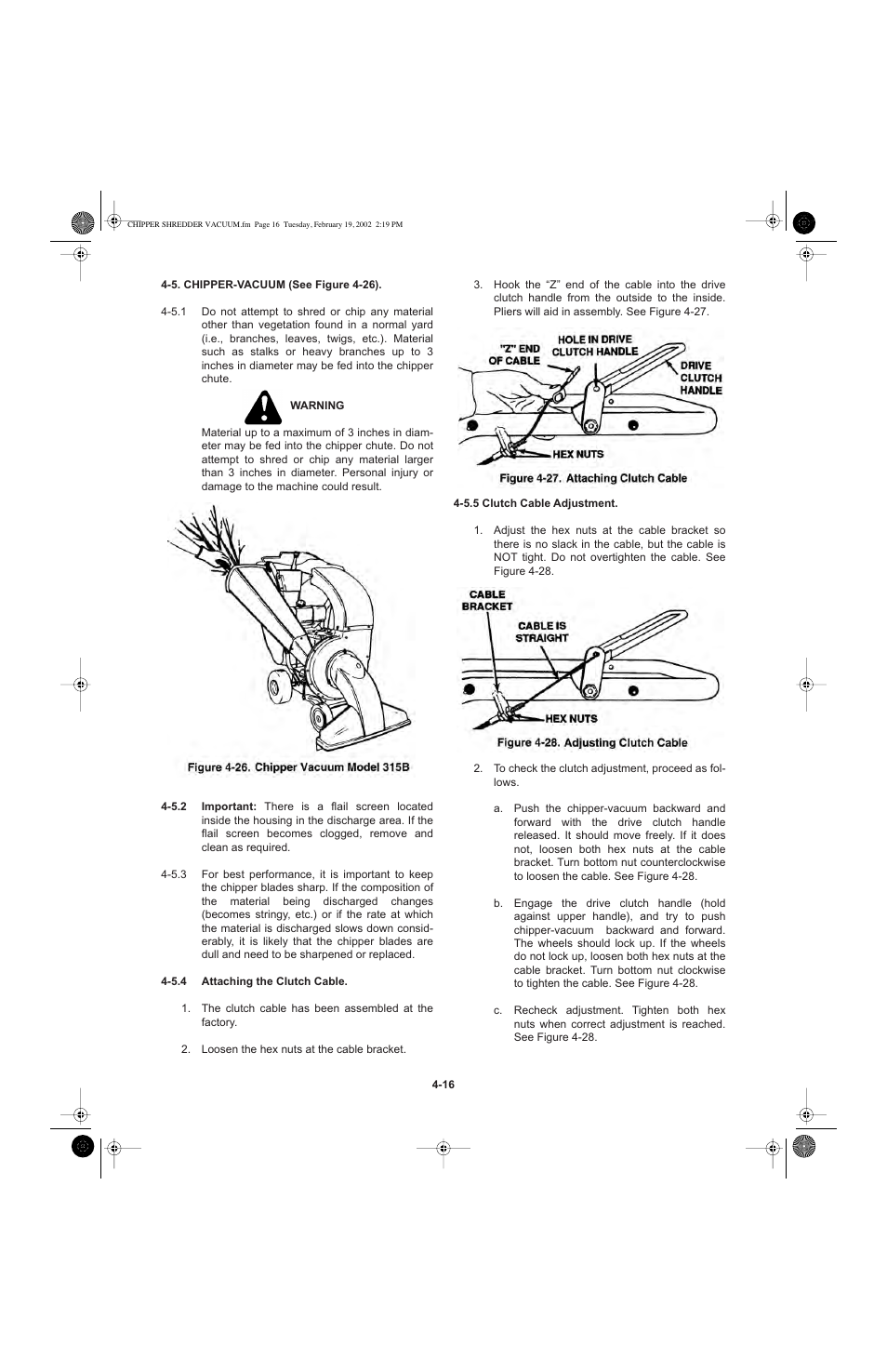 Cub Cadet I-Beam Style User Manual | Page 125 / 287