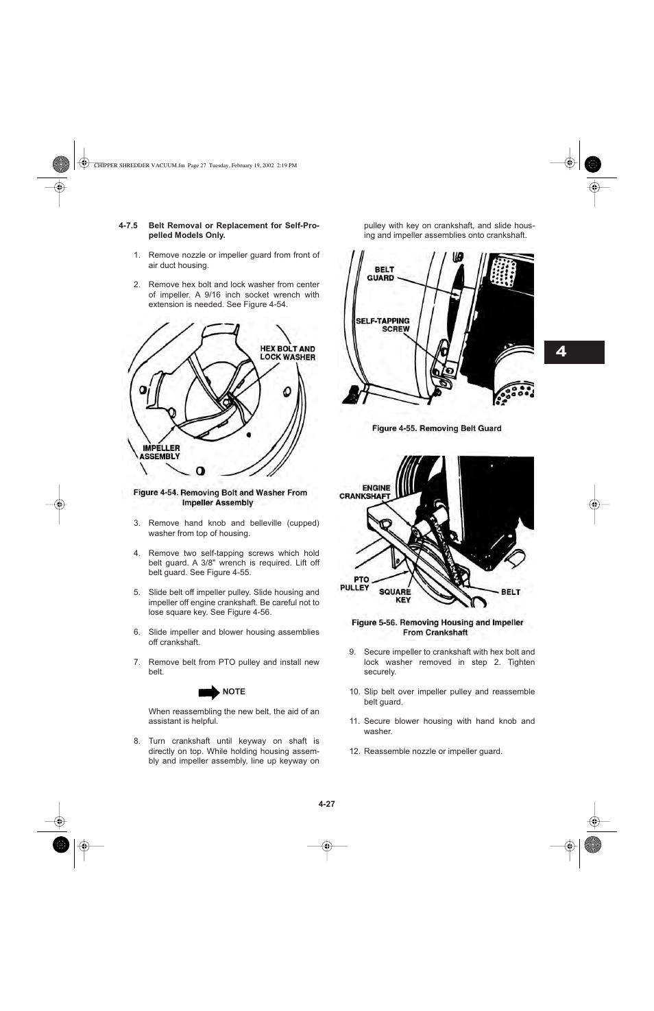 Cub Cadet I-Beam Style User Manual | Page 136 / 287