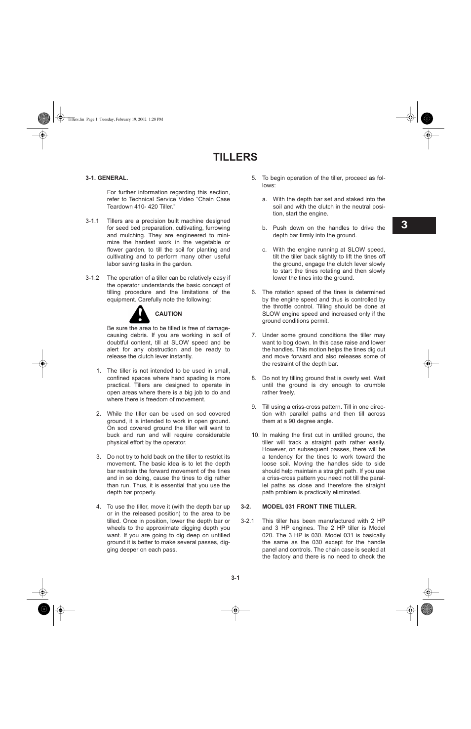 Tillers | Cub Cadet I-Beam Style User Manual | Page 14 / 287