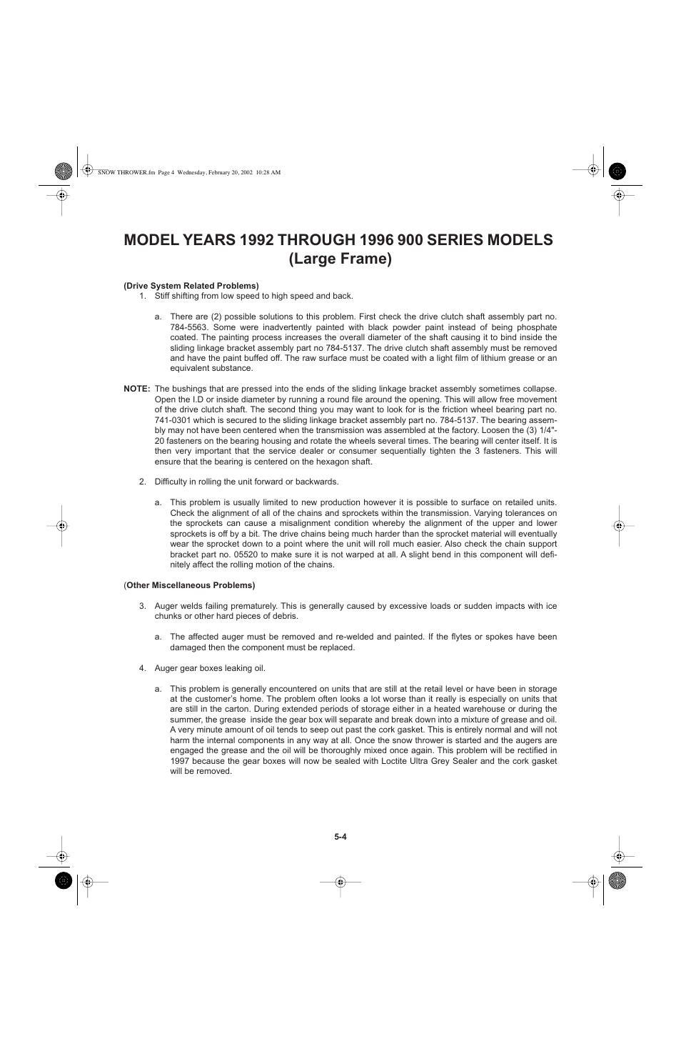 Cub Cadet I-Beam Style User Manual | Page 143 / 287