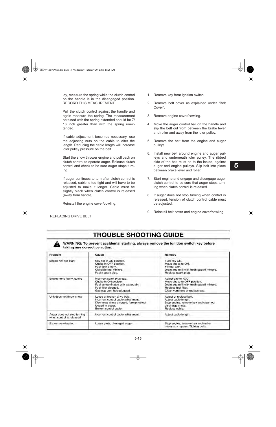 Cub Cadet I-Beam Style User Manual | Page 154 / 287