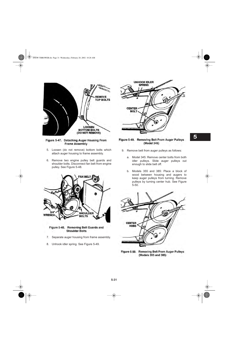 Cub Cadet I-Beam Style User Manual | Page 170 / 287