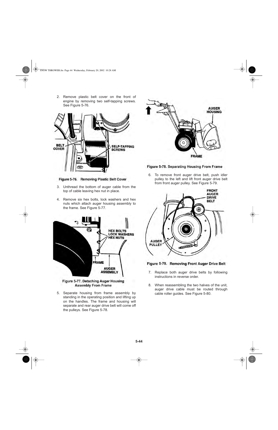 Cub Cadet I-Beam Style User Manual | Page 183 / 287