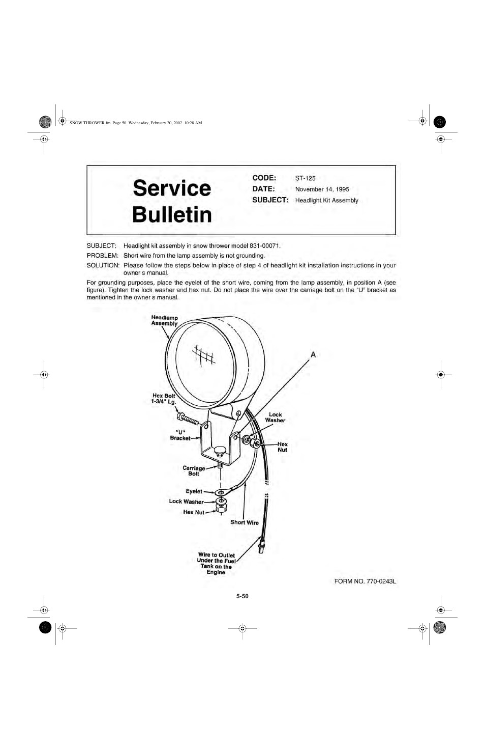 Cub Cadet I-Beam Style User Manual | Page 189 / 287