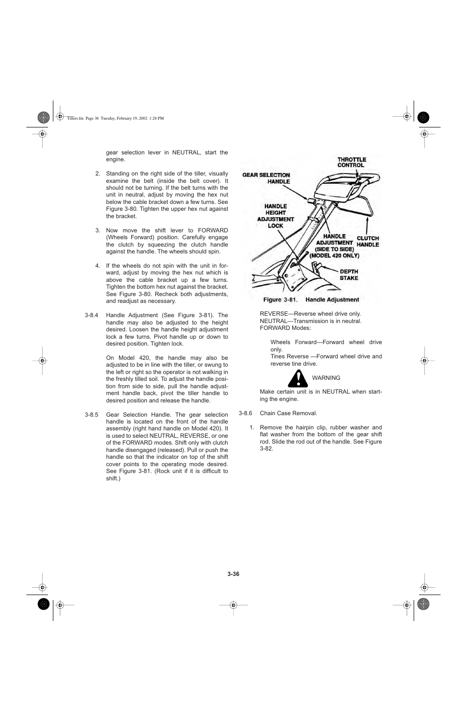 Cub Cadet I-Beam Style User Manual | Page 55 / 287