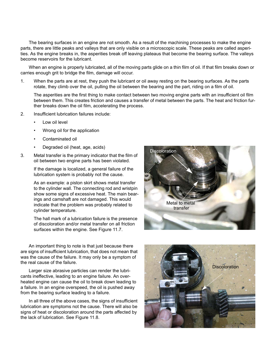 Insufficient lubrication | Cub Cadet MTD 70 Series User Manual | Page 128 / 134