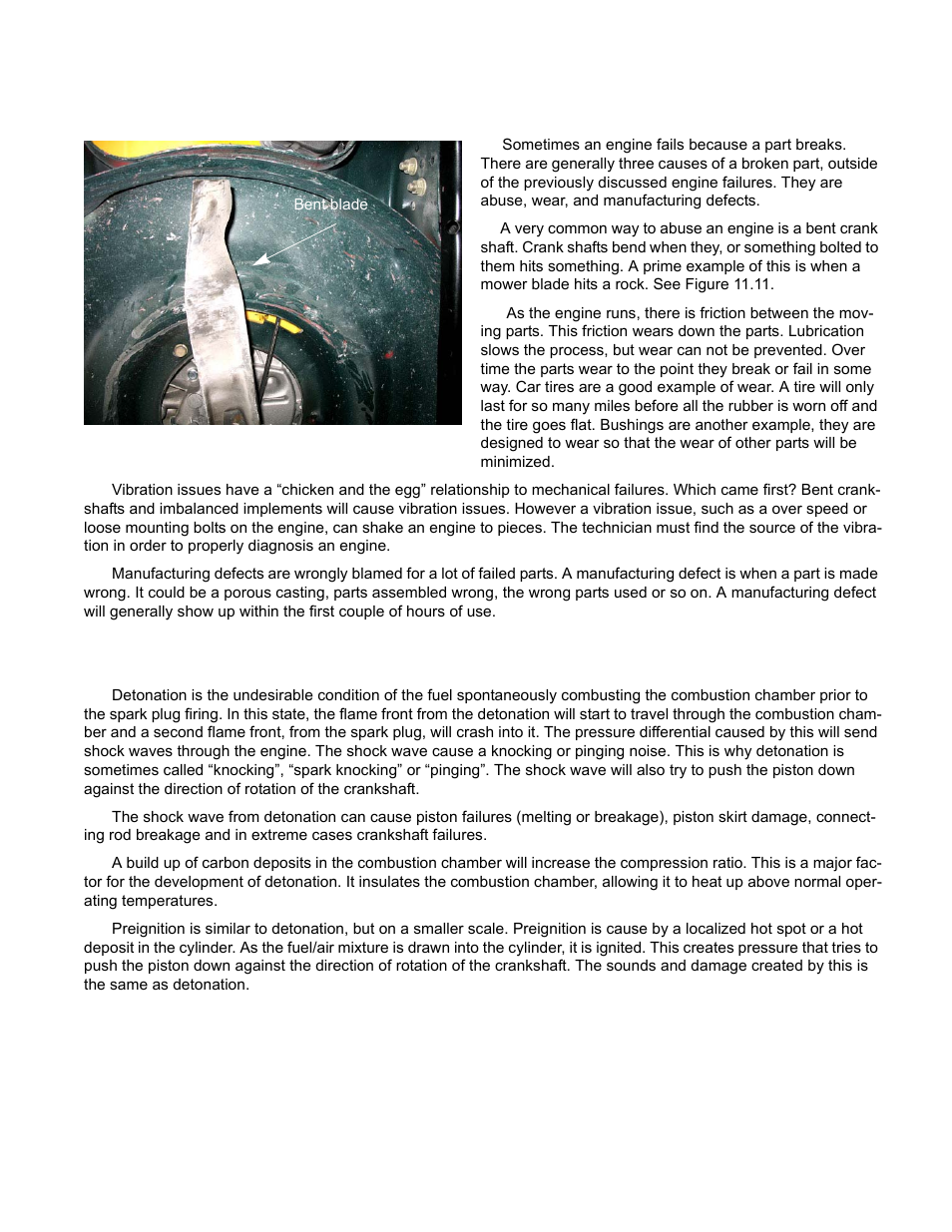 Mechanical breakage/ wear, Detonation/preignition, Mechanical breakage/ wear detonation/preignition | Cub Cadet MTD 70 Series User Manual | Page 131 / 134