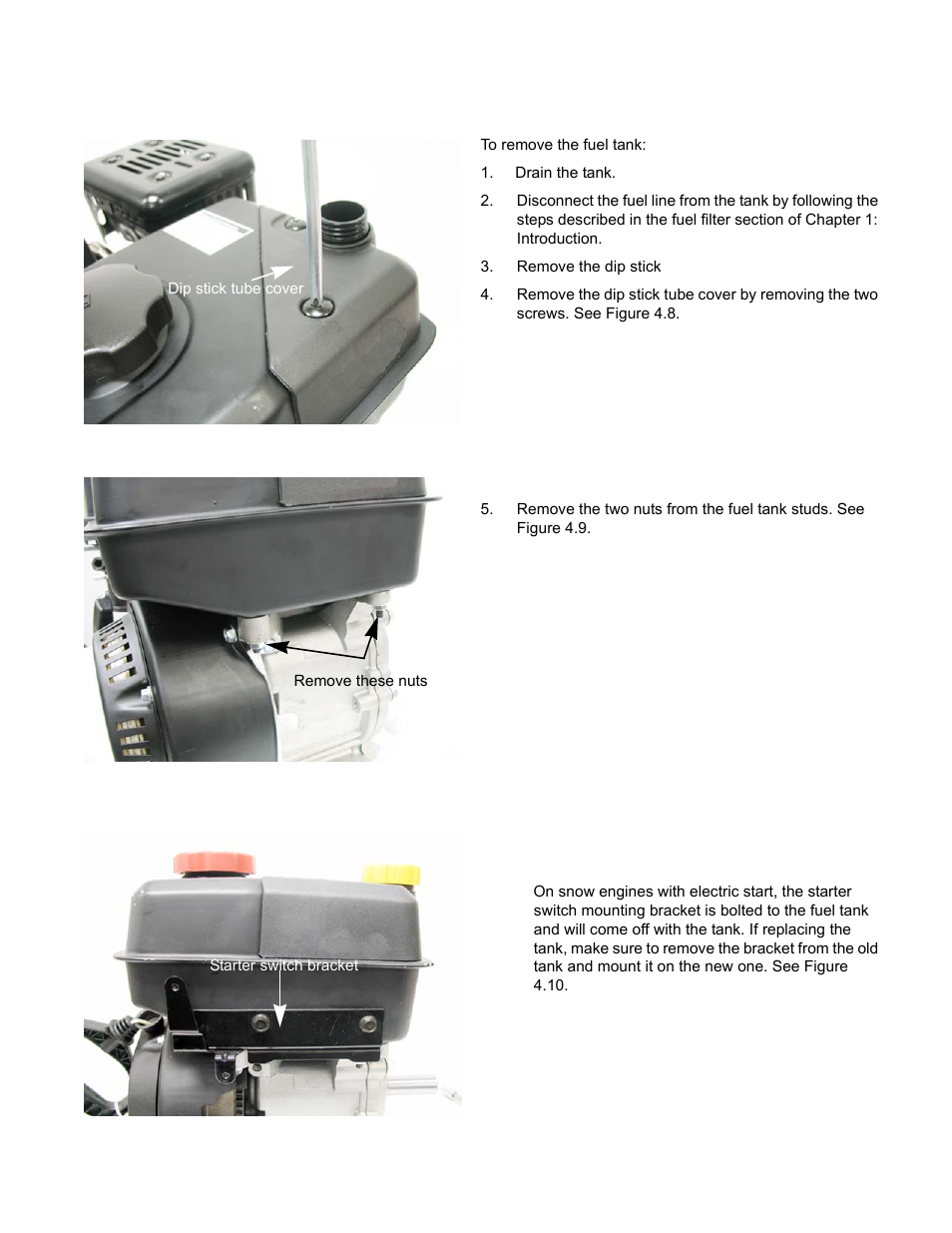 The fuel tank | Cub Cadet MTD 70 Series User Manual | Page 51 / 134