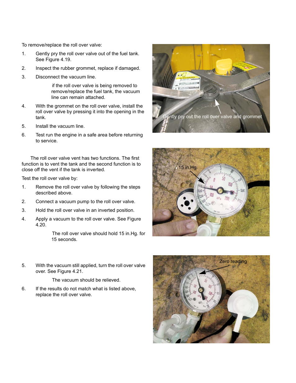 Roll over valve vent | Cub Cadet MTD 70 Series User Manual | Page 58 / 134