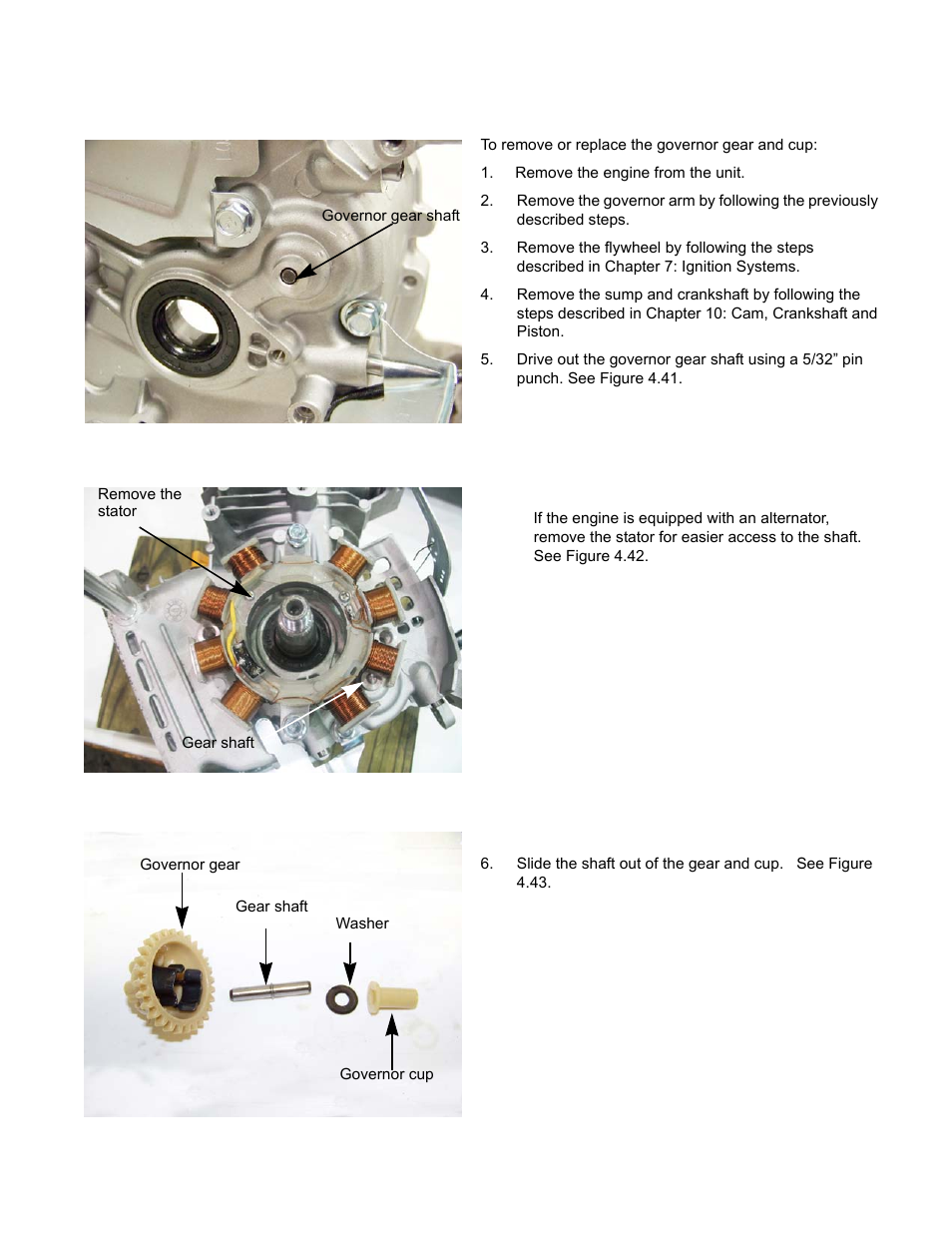 Governor cup and the governor gear | Cub Cadet MTD 70 Series User Manual | Page 67 / 134