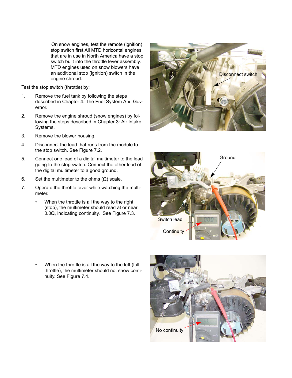 Stop switch | Cub Cadet MTD 70 Series User Manual | Page 88 / 134